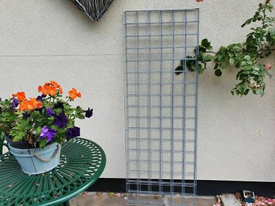 Metall Garten Rankgitter Gitter Platten 5 Fuß 146 cm x 46 cm 3'' x 3'' Löcher (4 mm Draht)