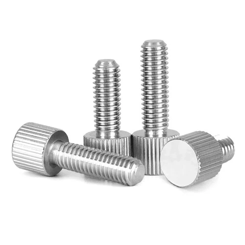M2 M2.5 M3 M4 - M8 Stainless Steel Knurled Thumb Screw Flat Head Thumbscrew Bolt - Picture 3 of 11