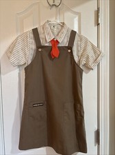 1990s Brownie GS Uniform Size 10/12 Jumper-Tie-Blouse