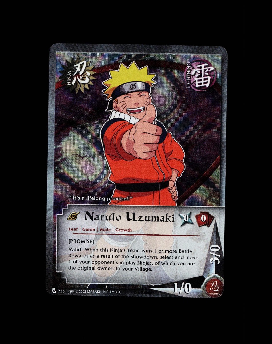 Naruto Uzumaki - 235 - NM - 1st Edition - Foil - Naruto CCG - D3