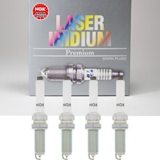 Genuine NGK Laser Iridium Spark Plug 4PCS Set for 2019-2023 Fiat 500X/ Renegade