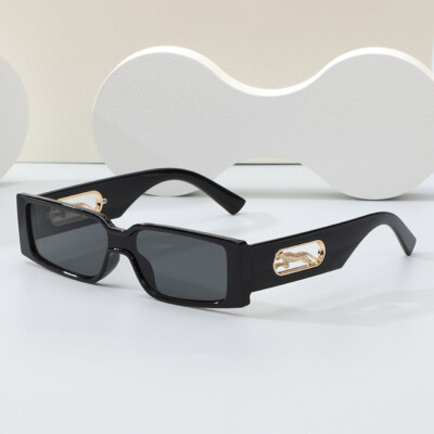 Fashion One Piece Square Sunglasses Mens Women Retro Hip Hop Shade Glasses UV400