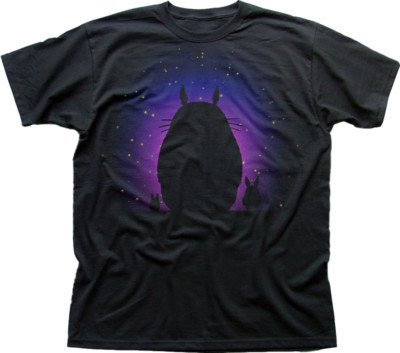 My Neighbour Totoro Anime Glück Baumwolle T-Shirt OZ9830