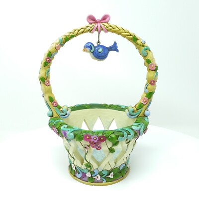 Jim Shore Heartwood Creek Basket Full of Surprises Replacement Basket Only