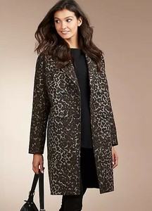leopard print coat size 22