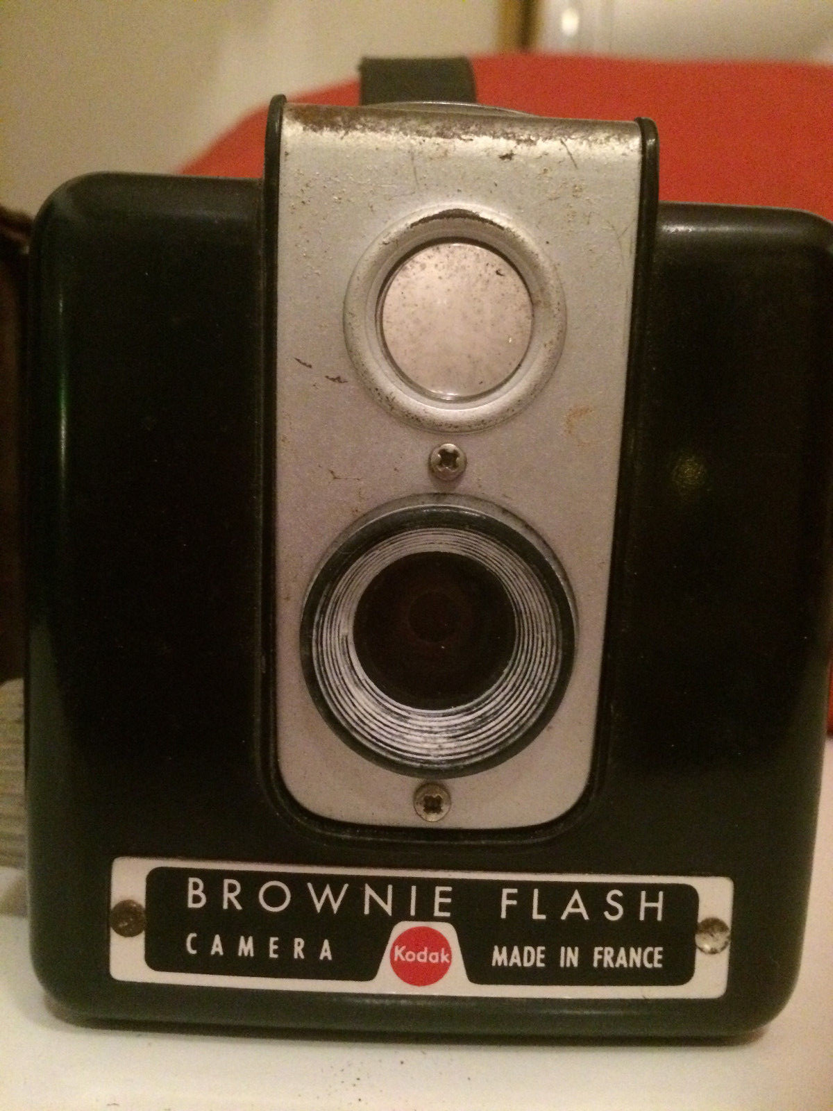 Appareil Photo Vintage KODAK Brownie Flash Avec Sacoche Cuir - Occasion