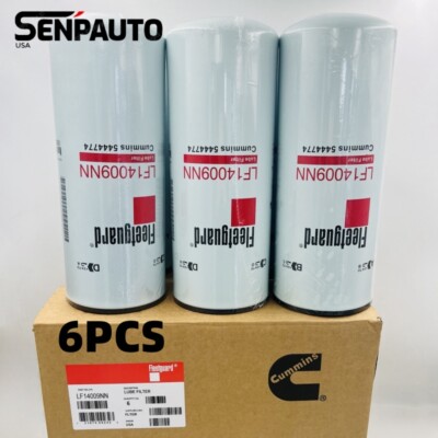 6X Fleetguard LF14009NN NanoNet Oil Filter Cummins Upgrade LF9009 Free Shipping