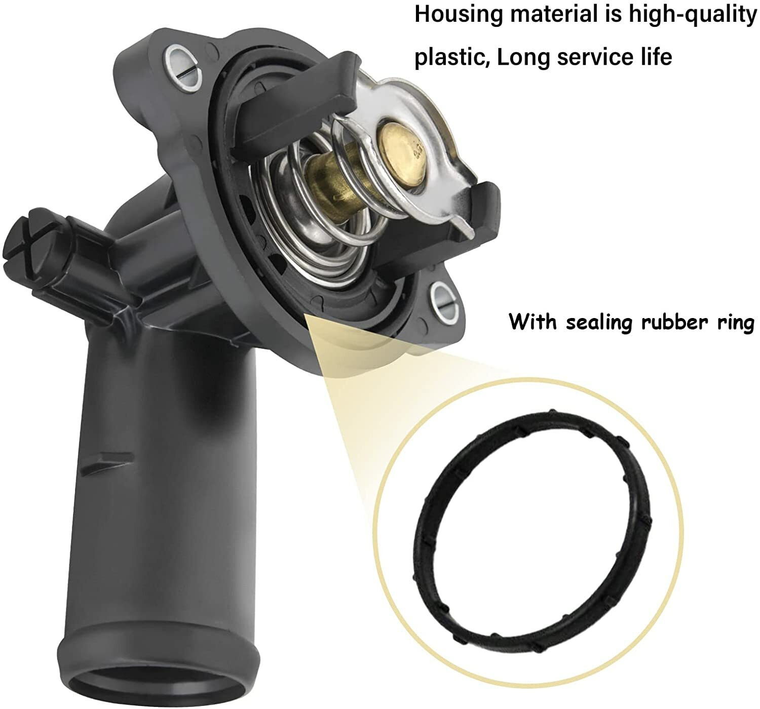 Thermostat For Jeep Wrangler JK 3.6L 2011 2012 2013 2014 2015 2016 2017