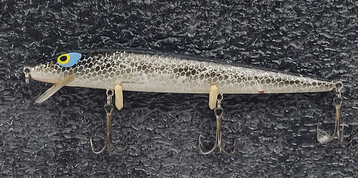 Leurre Smithwick Suspending Rogue - Argent Dos Noir - Crankbait Pour Pêche Bass/walleye - Occasion