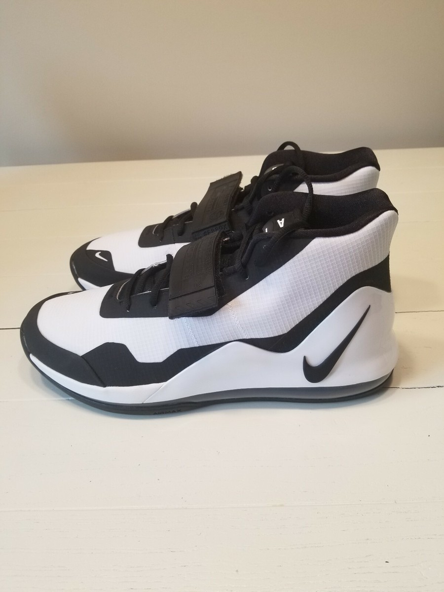 Nike Mens Air Force Max Basketball Shoes White AR0974-101 