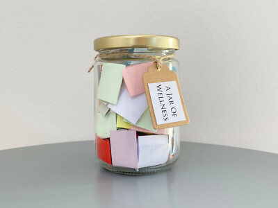 Wellness Glas - Positive Kraft Affirmationen Zitate - Psychische Gesundheit Selbstfürsorge