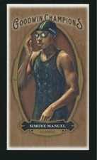 2020 Goodwin Champions Mini Wood Lumberjack Parallel #17 Simone Manuel