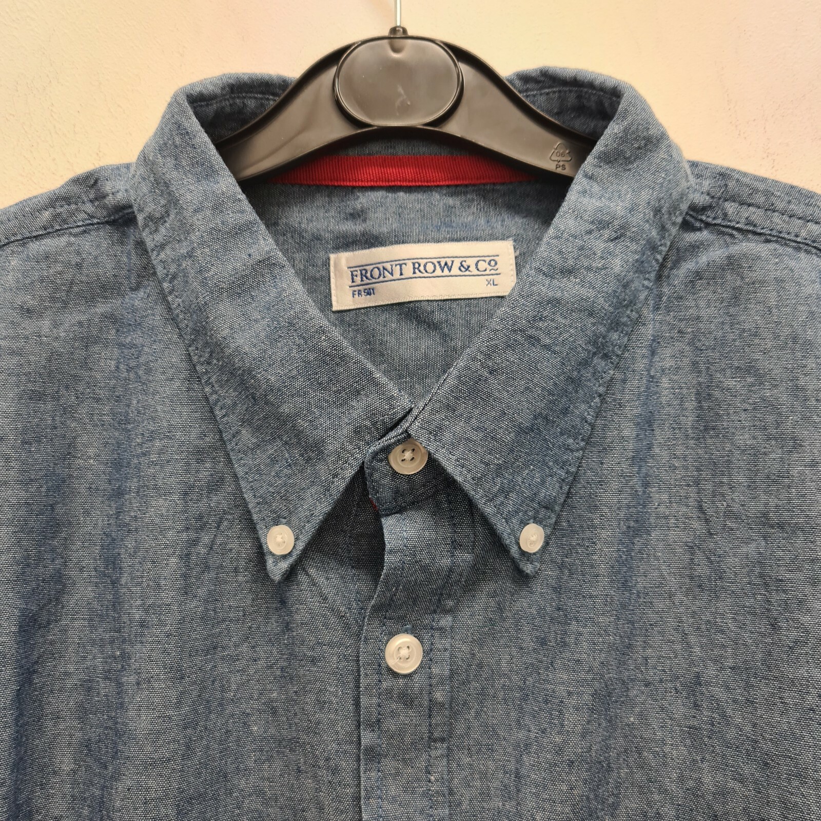 FILA CAMICIA UOMO FRONT ROW & CO BLU MANICA LUNGA *EL27