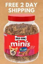 Mini’s Flavor Snacks Dog Treats 36oz Chewy Multi-Flavor Training Rewards