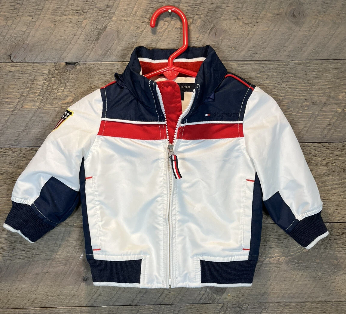 Sæt ud familie Pas på Tommy Hilfiger Regatta Baby Jacket Hideaway Hoodie Size 3-6M. C1 | eBay