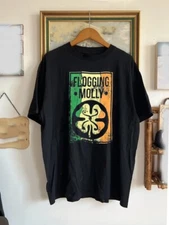 Band Flogging Molly Punk Tour Adult Unisex T-Shirt Full Size UU961