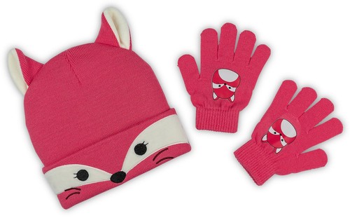 L.O.L. Surprise! Ensemble Bonnet, écharpe Et Gant Fille Avec Unicorn, Kitty Queen Et Queen Bee, Bonnet Et Gants Enfant Hiver Des Poupées LOL, Petit