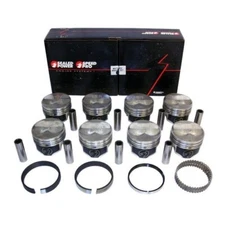 Speed Pro FMP H618CP40 Small Block 350 358 3.5cc Domed Pistons + Moly Rings 040