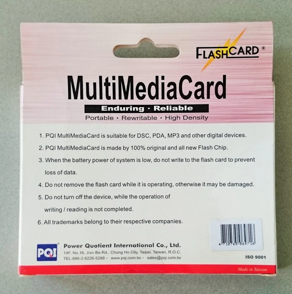 Card Memory Mmc - Multimedia Card 128MB- Compatible With Format SD - Image 2 of 2