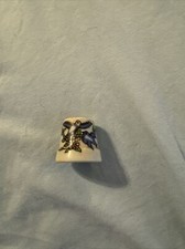 Porcelain Blue Bird Thimble