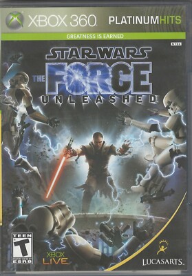 Star Wars: The Force Unleashed Microsoft Xbox 360 Complete w/ Manual  CIB