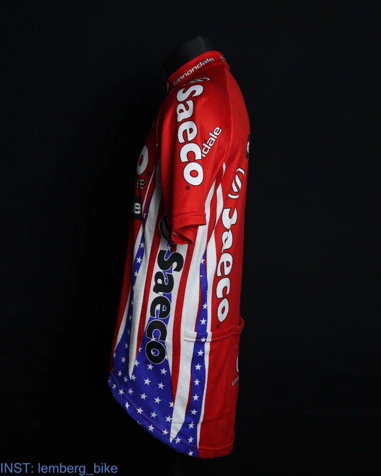 Camiseta de ciclismo vintage Saeco Cannondale Tour de France 1998 (L) Foto 2 de 4