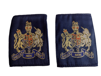 Wo Rank Raf RAF Warrant Officer WO Rank Slides Epaulettes QC EIIR Issued 7.7cm Pair ...