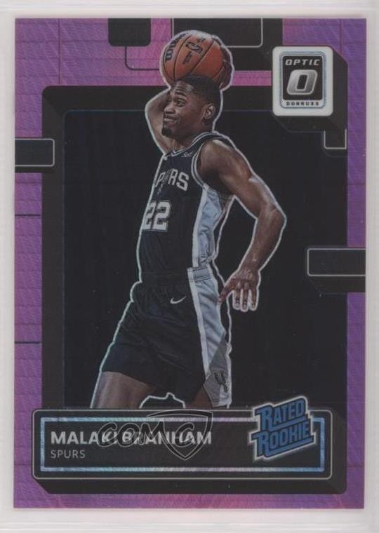 2022 Panini Donruss Optic Rated Rookie Hyper Pink Prizm Malaki Branham #222 13hf