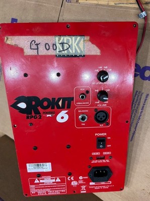 KRK Rokit 6 RPG2 Powered 6   Active Studio Monitor Back Amp Only