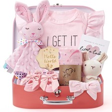 Golray Baby Shower Gifts for Girls - Newborn Baby Girl Gift Basket with