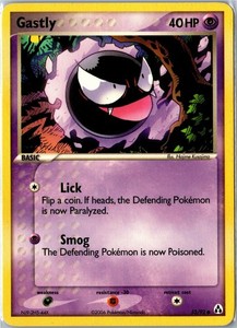 Gastly 52/92 Common EX Legend Maker Pokemon Card