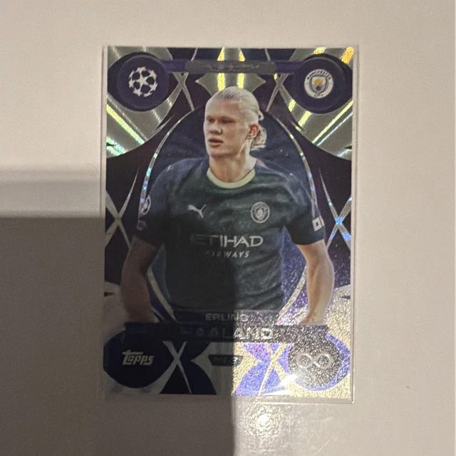 Topps 2023-24 Crystal Premium UEFA Champions League Erling Haaland Man City #9