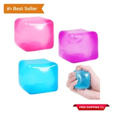 Set of 3 Stress Relief Fidget Balls - Soft, Durable, and Latex-Free for All Ages