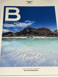 BENTLEY OFFICIAL FACTORY ISSUED MAGAZINE 2016 WINTER ISSUE #59 USA EDITION