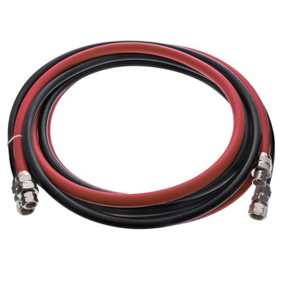 #ad 12 Foot Air and Fluid Hose Assembly Set for Spray Guns Paint Pressure Pot Tanks $64.99