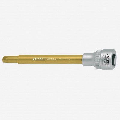 Hazet 992SLG-T40 T40 Torx Titanium-Nitride Socket 1/2'' - Extra Long