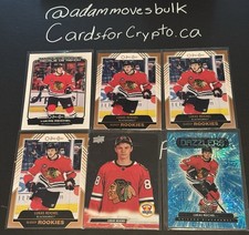 Lukas Reichel Rookie Lot OPC Glossy Dazzlers Blackhawks