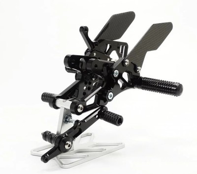 TMP Racing Fußrastenanlage Factory schwarz - BMW S1000 RR 2015-18