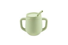 3-in-1 Silicone Training Cup with Straw  Lid - Baby Led Weaning Transition S...