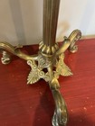 Antique French Neoclassical Gilt Bronze Candlestick 19th C Empire Louis Philippe — photo 10