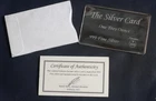 PYROMET SILVER CARD 1 OZ 0.999 FINE SILVER LOT 060508