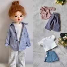 Handmake Doll Shirts Jeans Princess T-shirt Skirt for 1/6 BJD 30cm Dolls