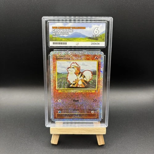 Pokemon Growlithe Legendary Collection Reverse Holo #45 ACE 6
