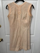 The Villager Vintage 60s Sunny Floral Day Dress USA Union Made Washable Size S