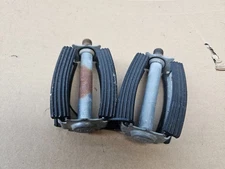 Vintage Wald Cruiser Pedals 9/16" Spindles Black + Silver