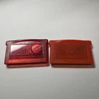 Game Boy Advance Pokemon FireRed Label