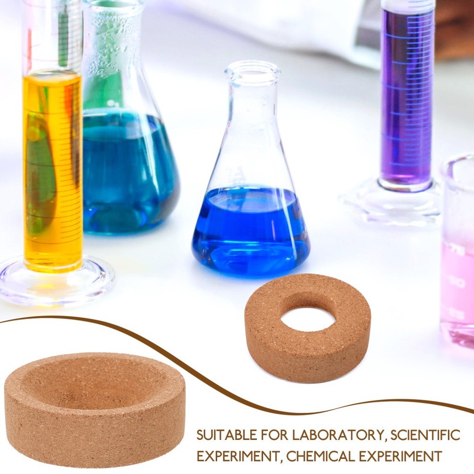 Light Brown Cork Flask Stand for Round Bottom Flask Laboratory Holder ...