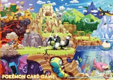 Pokémon Teeziro Connecting Picture Puzzle Art Cards (9) Slopoke Vibrava + Revers