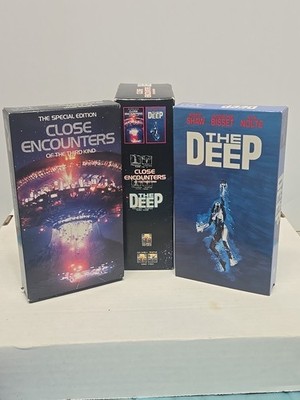 Close Encounters & The Deep 2 Pack VHS (1977) 