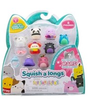 Squishmallows Squish-a-longs Series 1 Mini-Squish 8-Pack Style 3 , 1 Rare, NEW